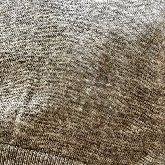 LOFT Gray V-Neck Wool Blend Sweater Size Medium - Picture 12 of 13